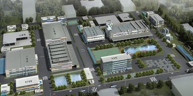 上海工厂鸟瞰图