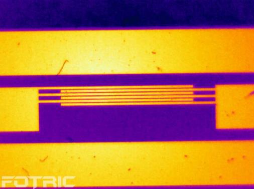 Fotric 226热像仪应用于TCO薄膜通电测试