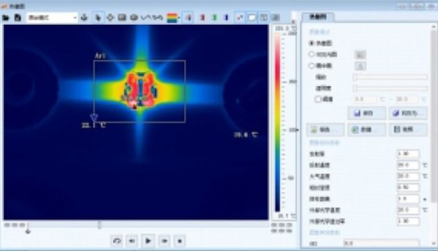 红外热像仪与软件协同工作